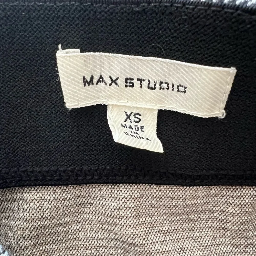 Max Studio Houndstooth Career Pencil Skirt
